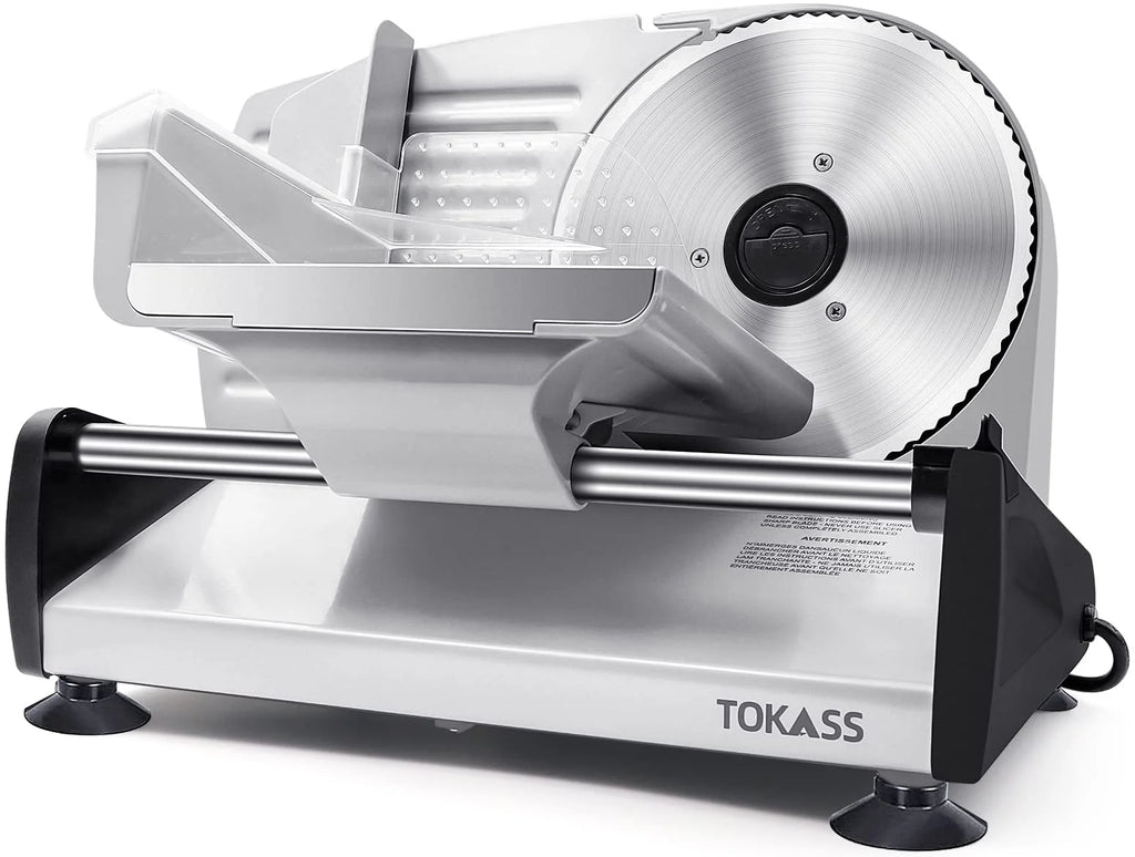 TOKASS Electric Deli Food Slicer with 7.5'' Stainless Steel Blade - image 1