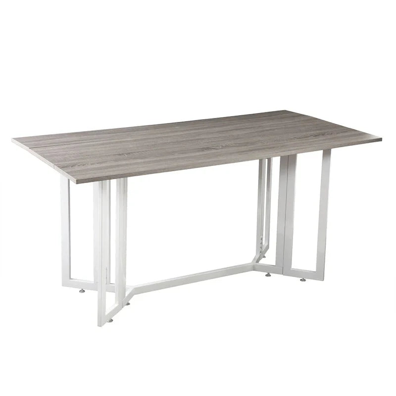 SEI Furniture Driness Grey Folding Drop Leaf Table - image 5