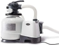 Intex 26651EG Krystal Clear 16 Inch 3,000 GPH Above Ground Pool Sand Filter Pump with Automatic Timer, GFCI, and 6 Function C