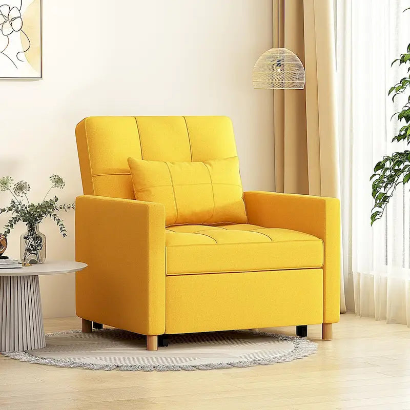 AECOJOY 3-in-1 Convertible Sleeper Sofa Chair with Pillow and Adjustable Backrest - image 27