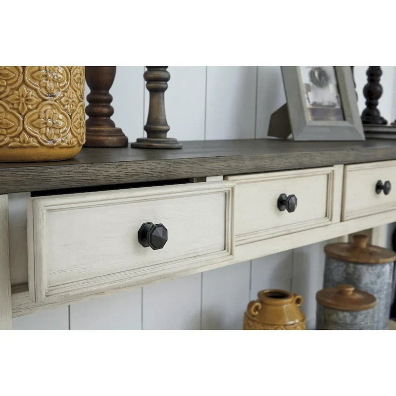Signature Design by Ashley Bolanburg Rustic Farmhouse Sofa Table - image 11