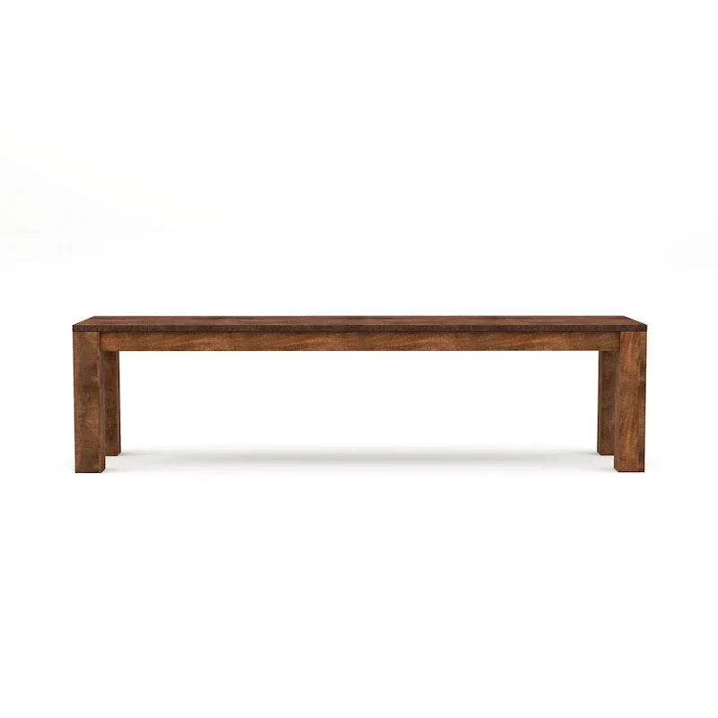 Anaisha Rustic Solid Mango Wood Dining Bench - Furniture of America - image 7