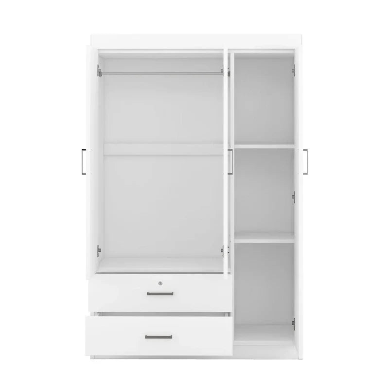 3-Door Wardrobe with 2 Drawers - image 11
