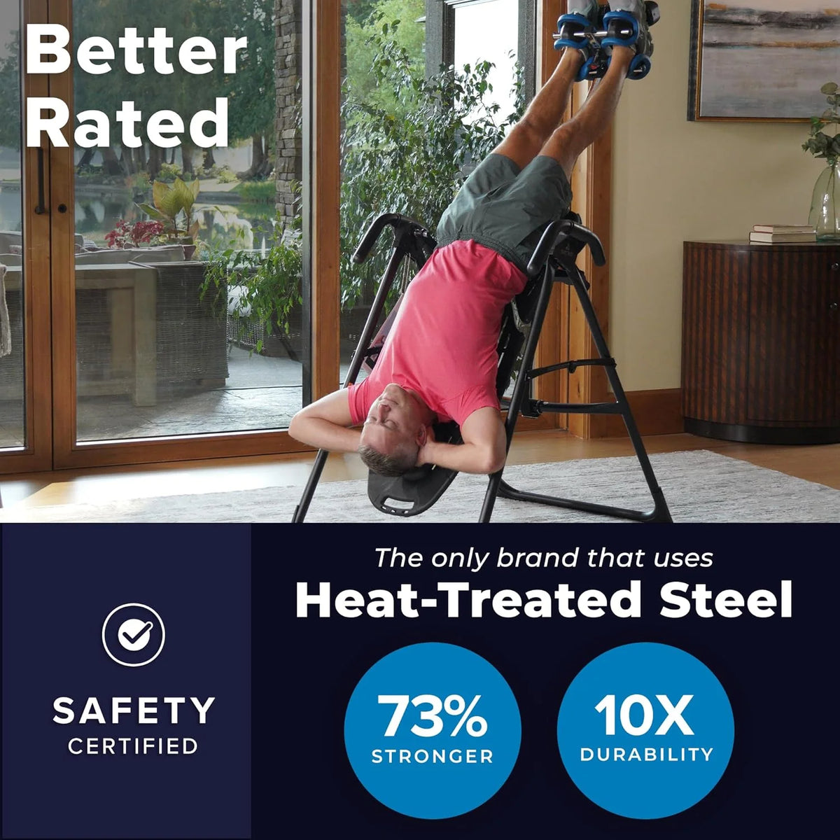 TEETER EP-560 Inversion Table, Back Pain Relief, FDA Registered - image 3