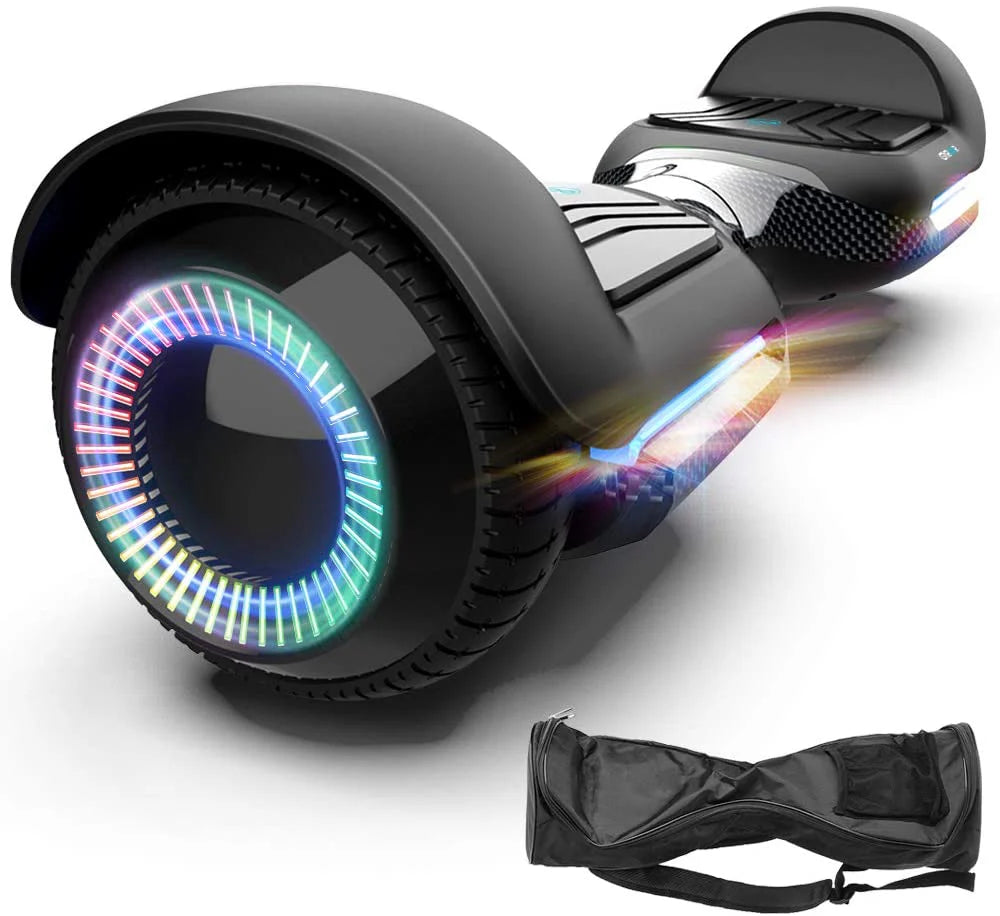 6.5 Inch Swift with Flashed Wheel Smart Self Balanceing Scooter with Music Speaker App-Enabled Hoverboard UL2272 Certificated - image 3