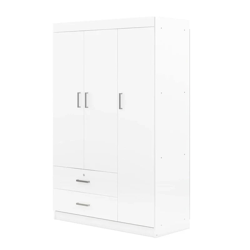 3-Door Wardrobe with 2 Drawers - image 9
