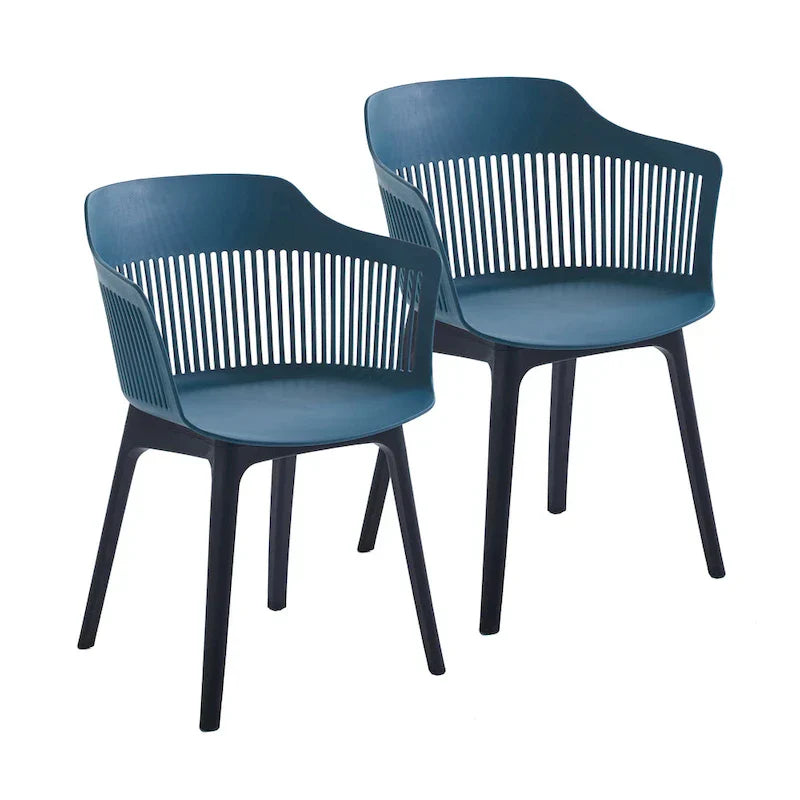 Porthos Home Palmer Set of 2 Dining Chairs with Plastic Shell and Legs - image 11