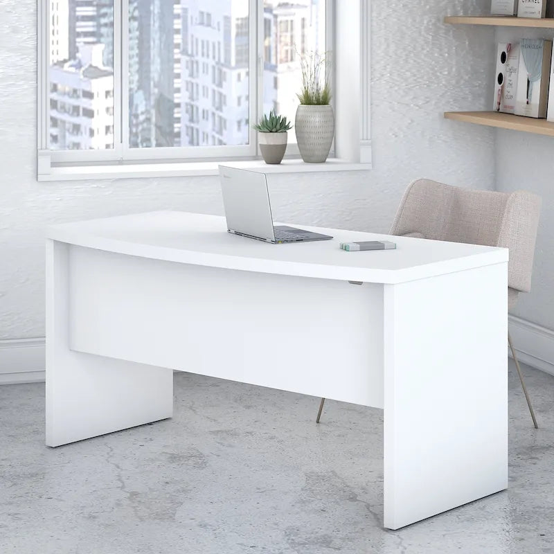 Bush Business Furniture Echo 60W Bow Front Desk - image 2