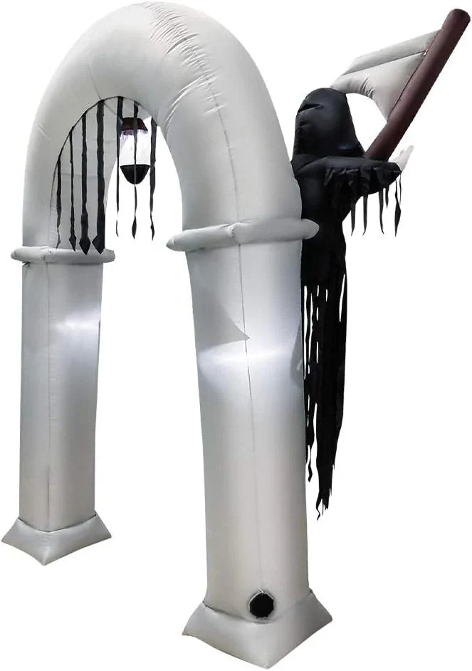 Halloween Inflatable Grim Reaper's Arch, 7.8 ft.