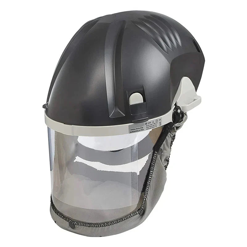 AIR/PRO Respirator and Face Shield Protection, Black, 230V