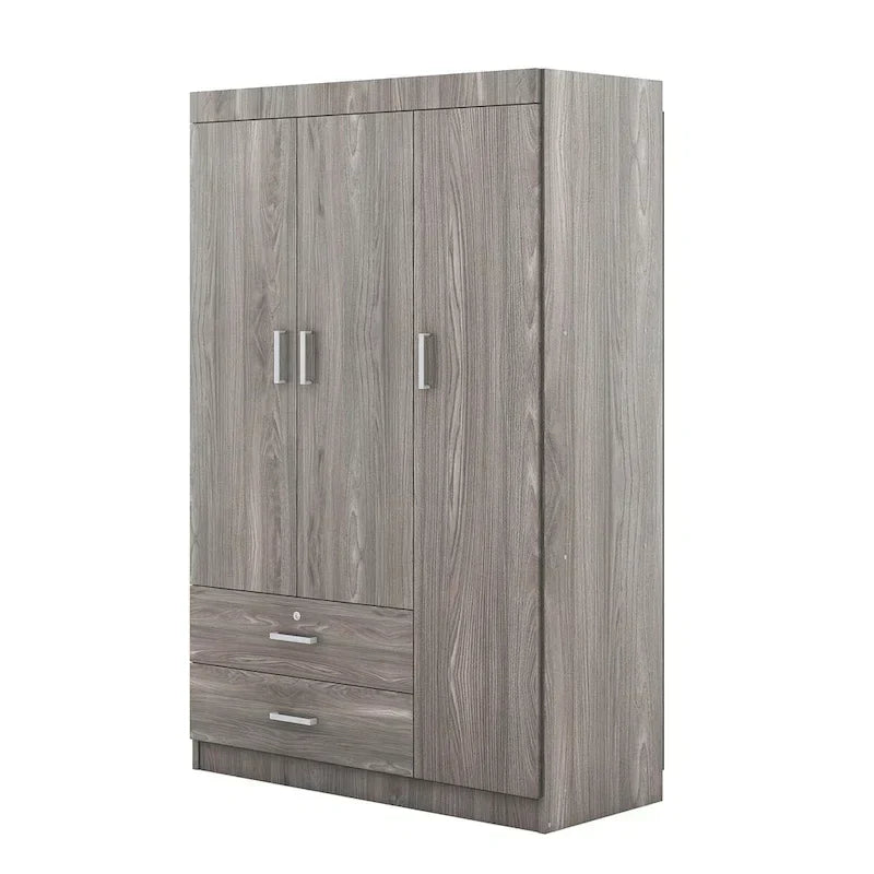 3-Door Wardrobe with 2 Drawers - image 17