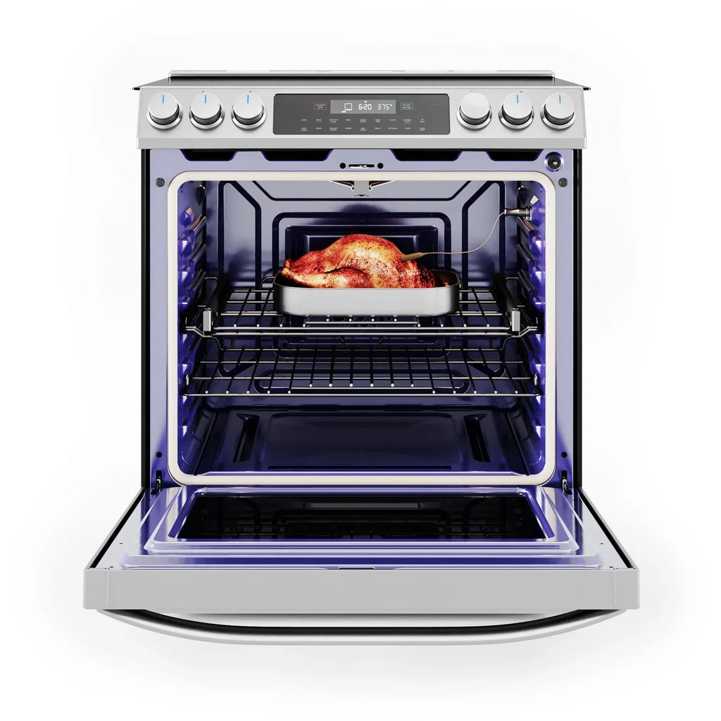 Midea 30-In Slide-In Electric Range with Wi-Fi Connectivity and Fan Convection, Stainless Steel,  MES30S2AST - image 11