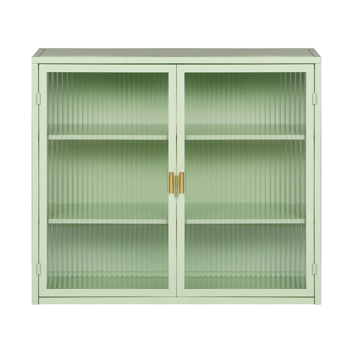 27.56"Modern Wall Cabinet with Glass Doors, Bathroom Cabinet with Featuring Three-tier Storage for Entryway Living Room, Bathroom or Dining Room - image 4